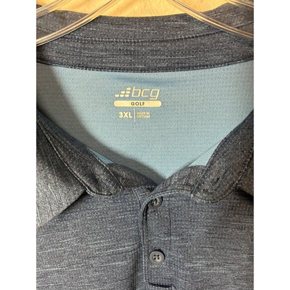 BCG Golf Polo Shirt Business Casual Blue Men's Size 3XL - Picture 5 of 5